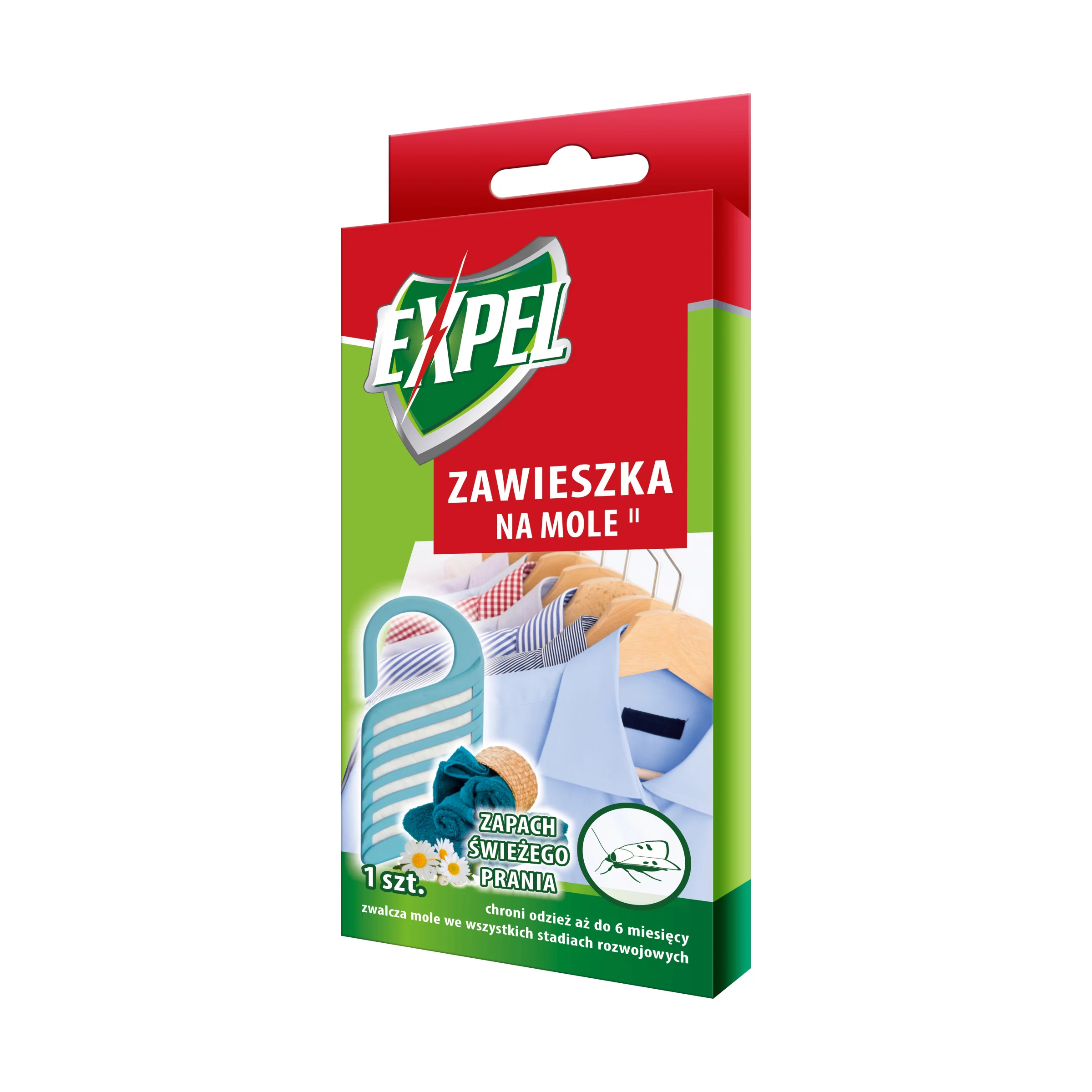 Zdjęcie produktu Zawieszka Expel na mole świeże pranie 1 szt. (599-009)