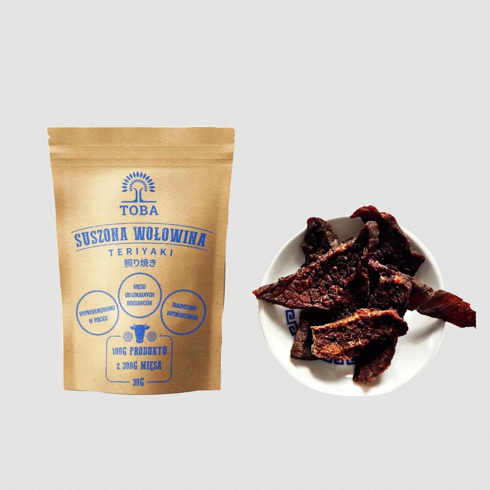 Zdjęcie produktu Wołowina suszona Toba teriyaki 30 g (616-017)