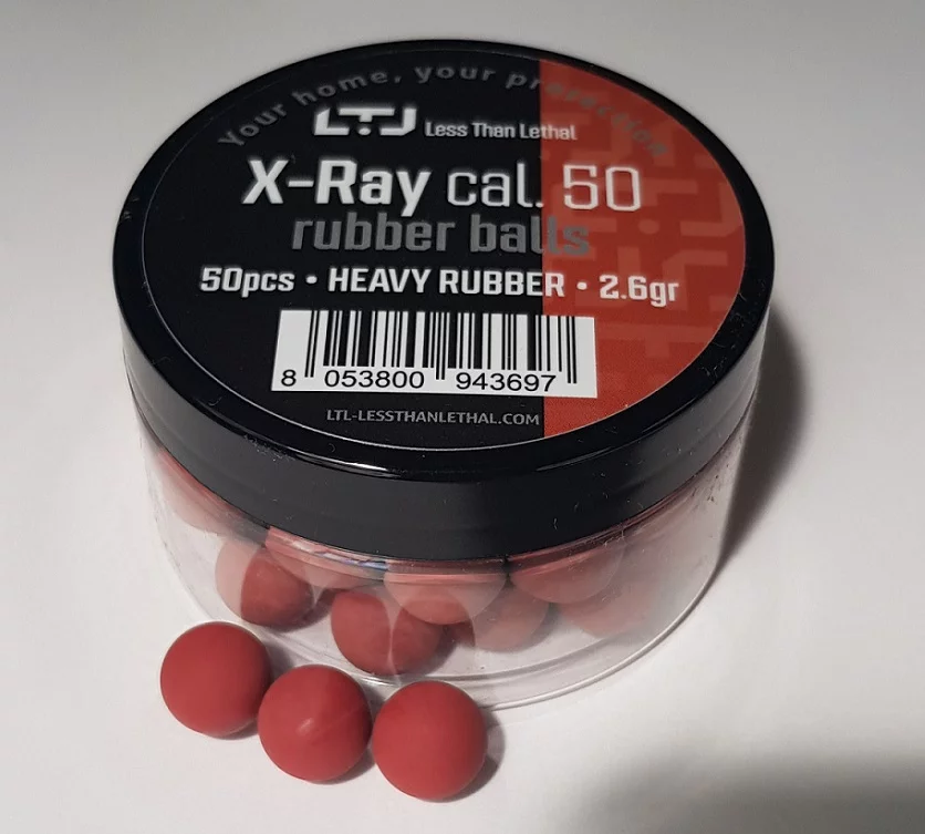 Zdjęcie produktu Kule gumowe ciężkie LTL X-Ray kal. .50 2,6gr 50 szt. (970.552)