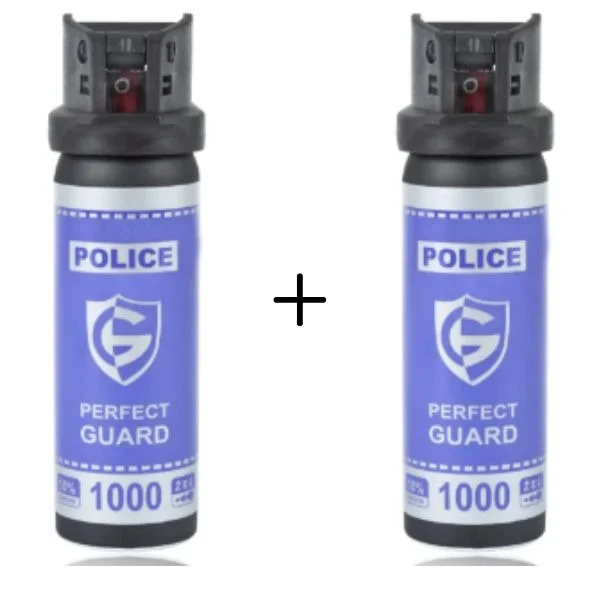 2x Gaz pieprzowy Police Perfect Guard 1000 - 55 ml. żel (pg.1000)