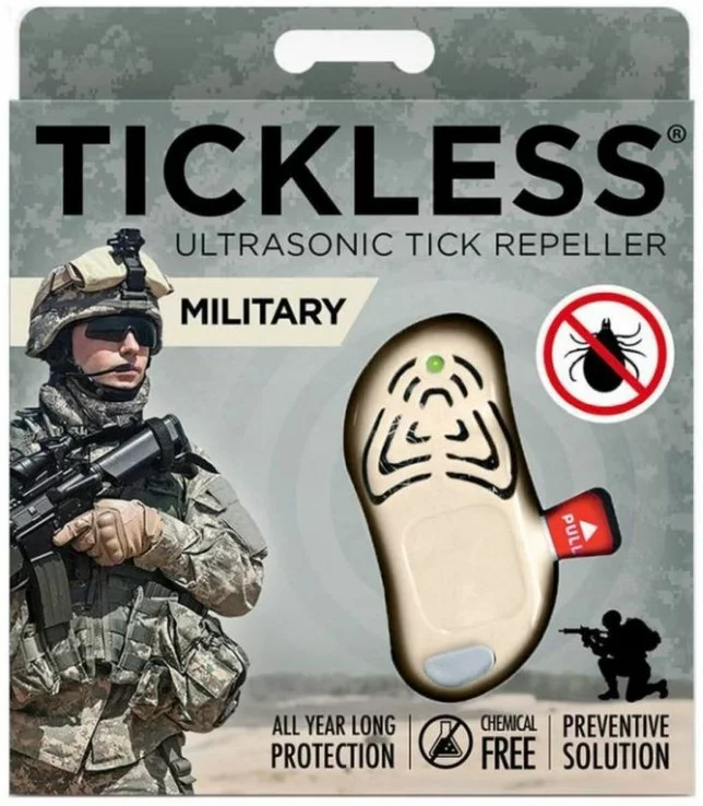 Zdjęcie produktu TICKLESS ultradźwiękowy na kleszcze, MILITARY beż TAN