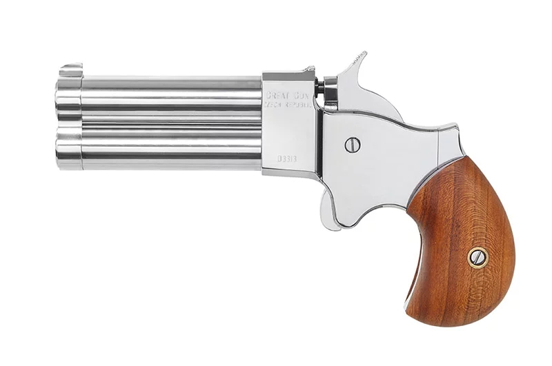 Zdjęcie produktu Pistolet czarnoprochowy Great Gun Derringer 3" chrom k.45 (SA454)