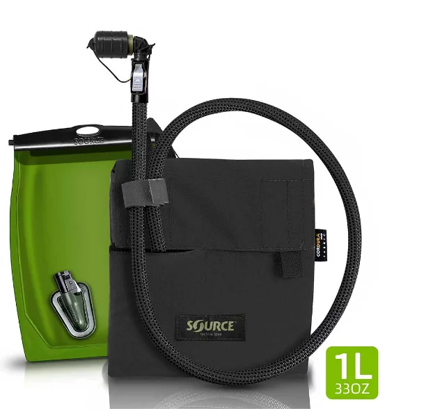 Zdjęcie produktu Sakwa na wode SOURCE TACTICAL Kangaroo 1L Wideslide z etui Black (4001520101)