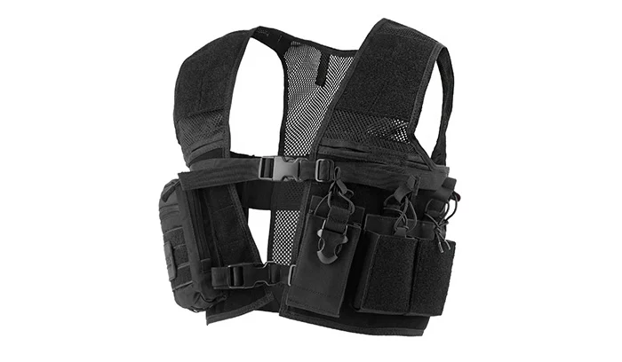 Zdjęcie produktu Kamizelka Mil-Tec Security Combat Mesh Vest - Czarny - 10760002 