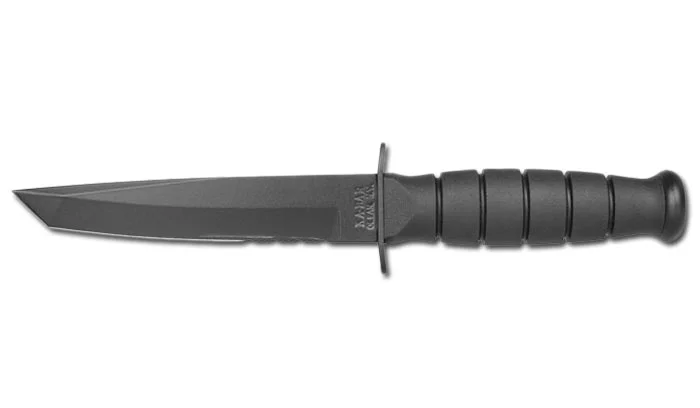 Nóż KA-BAR Short Tanto Black Serrated 
