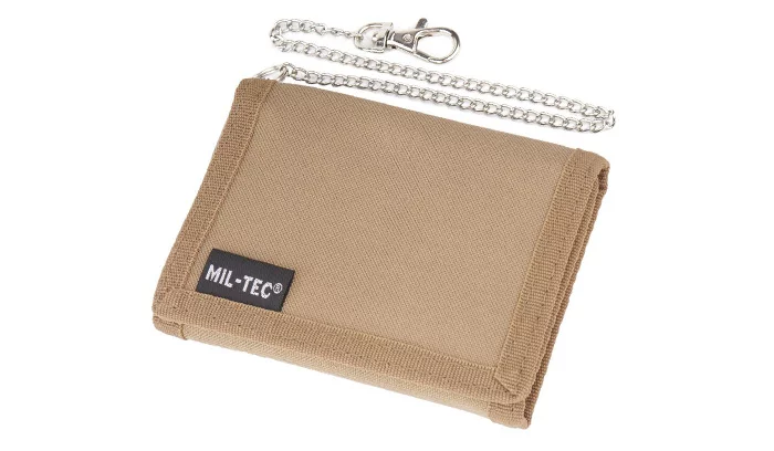 Zdjęcie produktu Portfel z łańcuchem Mil-Tec - Coyote - 15811005