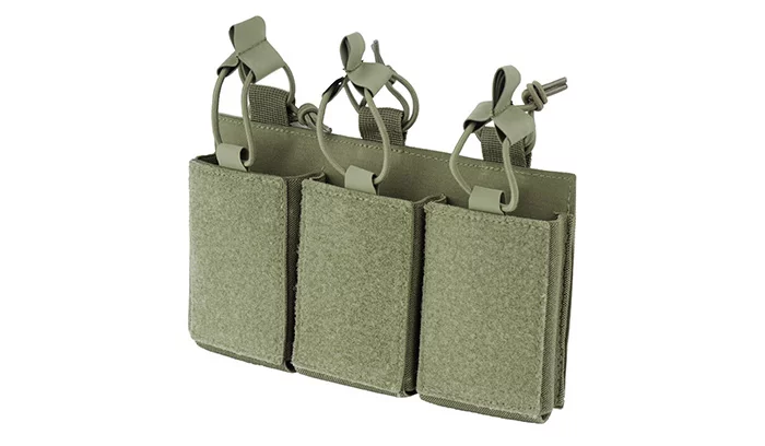 Zdjęcie produktu Ładownica otwarta Mil-Tec AR-15 - potrójna - Zielona OD - 13496301