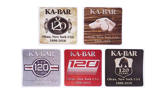 Zdjęcie produktu Zestaw naklejek KA-BAR 120 Years 