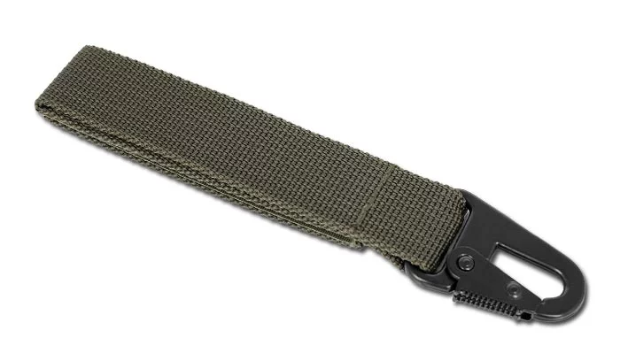 Zdjęcie produktu Trok Mil-Tec z metalowym karabinkiem 120mm Zielony OD 15916101