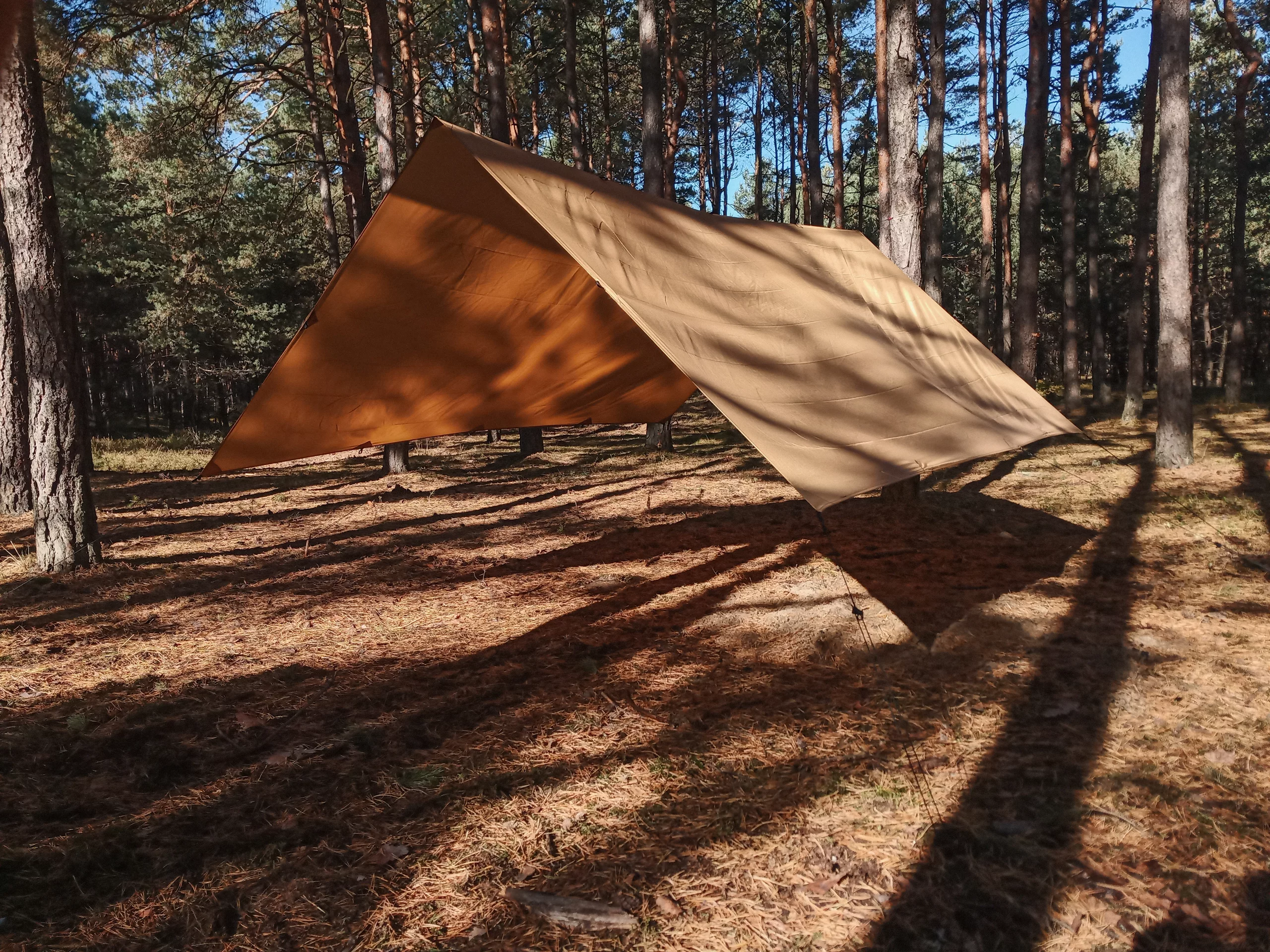 Zdjęcie produktu Tarp turystyczny płachta biwakowa 3mx4m TigerWood Coyote (TW.TARP3X4COYOTE)