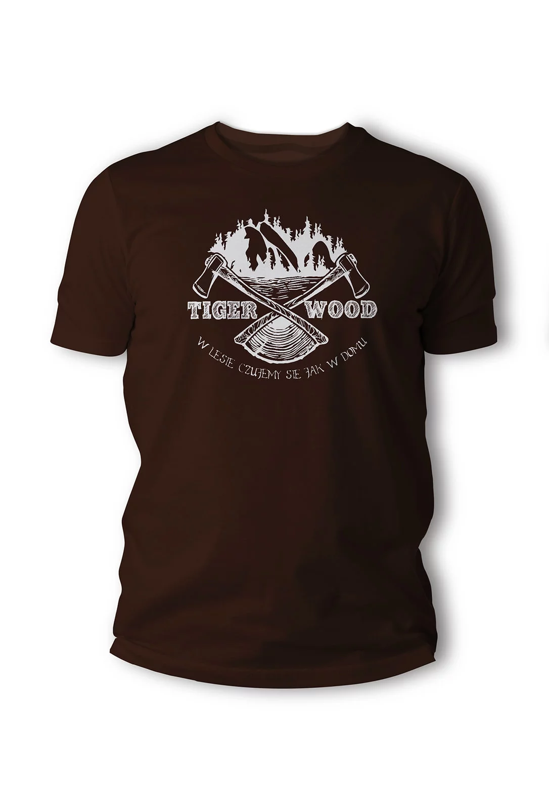 Zdjęcie produktu Koszulka T-shirt Tigerwood Two Axes Brązowa (TW.AXES-BWN.H)