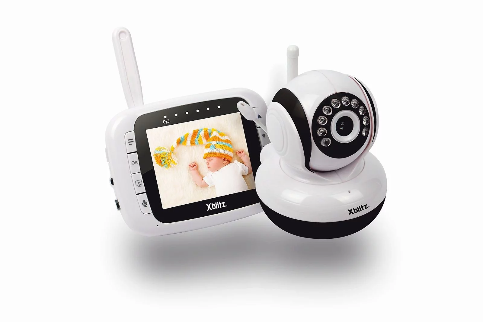 Zdjęcie produktu Xblitz SEE YOU bezprzewodowa niania elekttroniczna z obrotową kamerą (XBL-BAB-NI004)