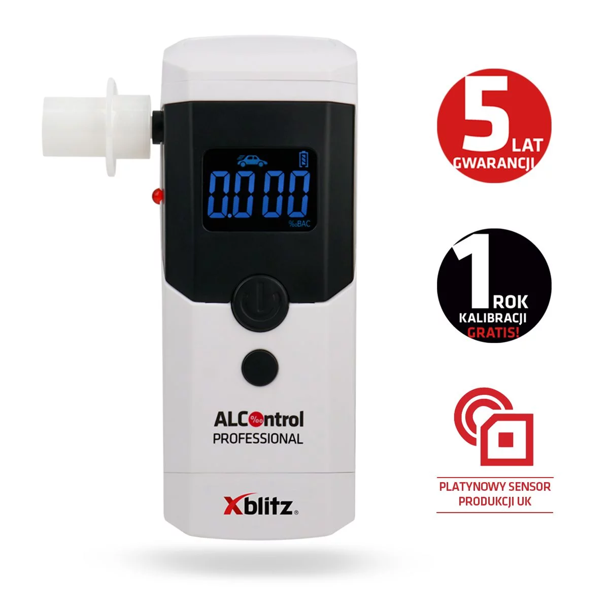Zdjęcie produktu Alkomat elektrochemiczny Xblitz ALControl (XBL-CAR-AL001)