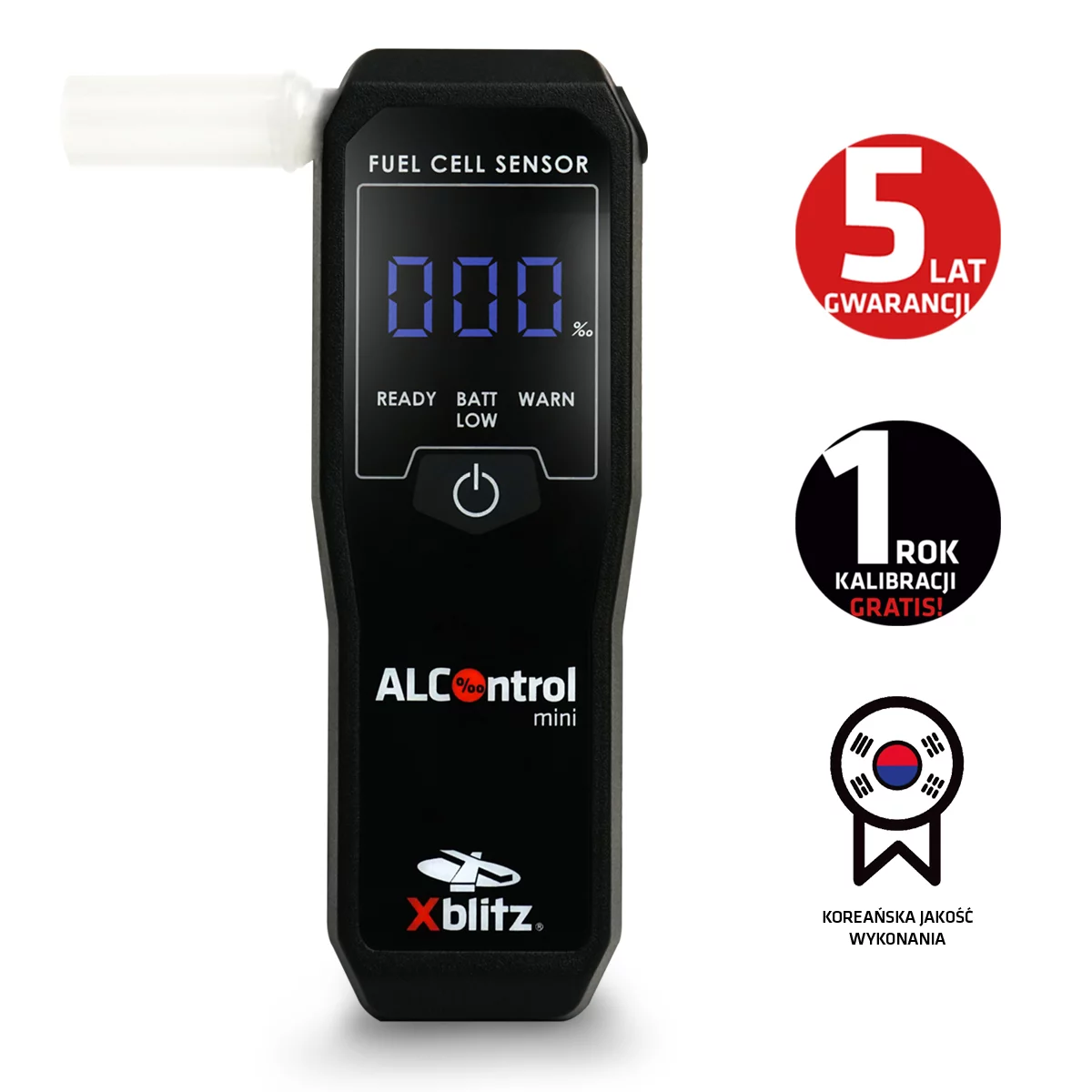 Zdjęcie produktu Alkomat elektrochemiczny Xblitz ALControl Mini (XBL-CAR-AL002)