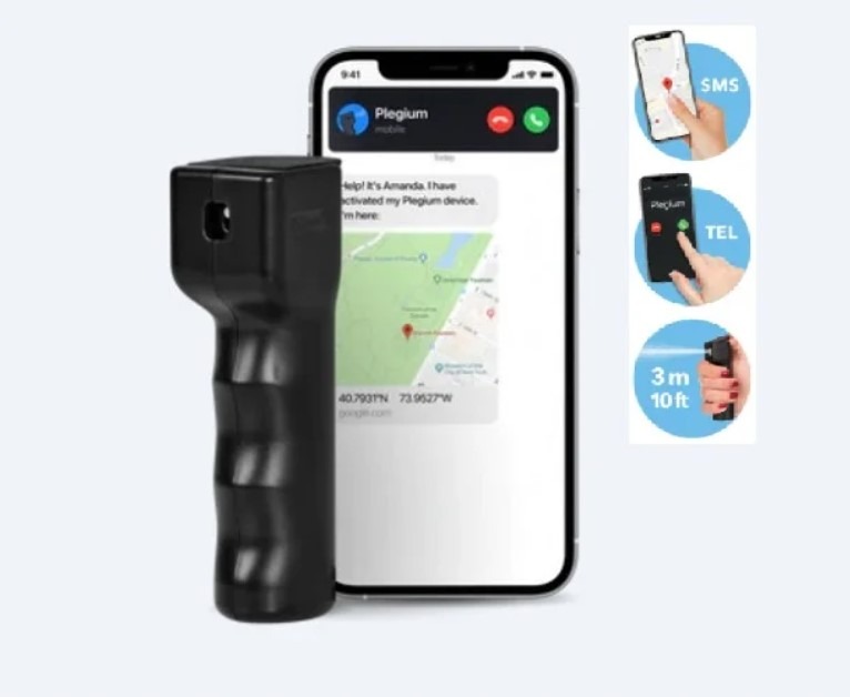 Gaz pieprzowy Plegium Smart Mini Black +GPS+SMS+TEL